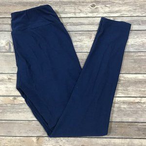 LuLaRoe Solid Navy One Size Leggings